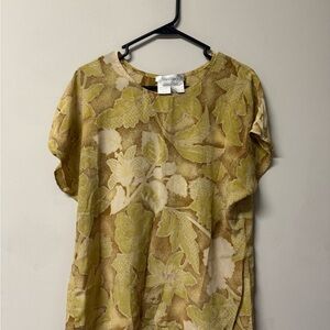 Max Mara Silk Top Womens 2 Floral Botanical Quiet Luxury Colorful Fairy
Italy